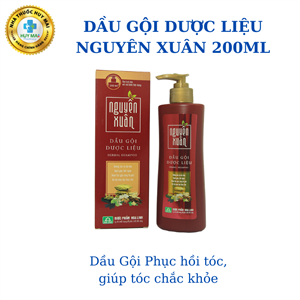 DẦU GỘI THẢO DƯỢC PHỤC HỒI VÀ NUÔI DƯỠNG TÓC NGUYÊN XUÂN 200ML