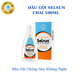 DẦU GỘI TRỊ GÀU, NẤM VÀ NGỨA DA ĐẦU SELSUN CHAI 100ML