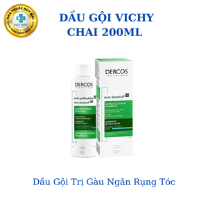 DẦU GỘI TRỊ GÀU VICHY DERCOS TECHNIQUE ANTI 200ML