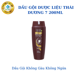 Dầu Gội Dược Liệu Sạch Tóc, Da Đầu 7 Ngày Không Gàu, Không Ngứa Thái Dương 200ml