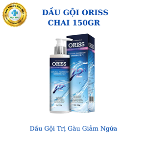 Dầu Gội Trị Gàu Giảm Ngứa Oriss 150gr