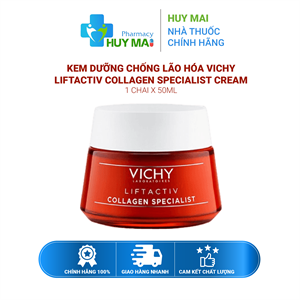 Kem Dưỡng Chống Lão Hoá Vichy Lifactive Collagen Specialist Cream Lọ 50ml