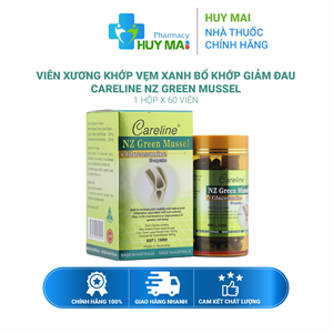 Nz Green Mussel Careline Bổ Khớp Giảm Đau