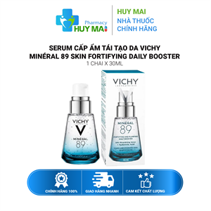 Serum Cấp Ẩm Tái Tạo Da Vichy Minéral 89 Skin Fortyfying Daily Booster Chai 30ml