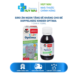 Siro Ăn Ngon Tăng Đề Kháng Cho Bé Kinder Optima Doppel Herz 100ml