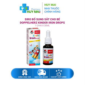 Siro Bổ Sung Sắt Cho Bé Kinder Iron Drops Doppel Herz 30ml