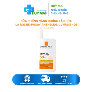 Sữa Chống Nắng Chống Lão Hoá La Roche-Posay Anthelios Uvmune 400 Chai 50ml