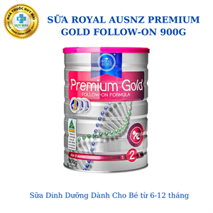 Sữa Dinh Dưỡng Cho Bé từ 6-12 tháng Royal Ausnz Premium Gold 2 900g