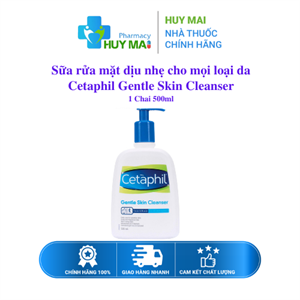 Sữa rửa mặt dịu nhẹ cho mọi loại da Cetaphil Gentle Skin Cleanser (500ml)