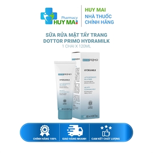 Sữa rửa mặt tẩy trang Dottor Primo Hydramilk Chai 120ml