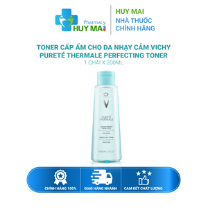 Toner Cấp Ẩm Cho Da Nhạy Cảm Vichy Pureté Thermale Perfecting Toner Chai 200ml