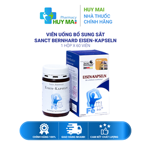 Viên Uống Bổ Sung Sắt Sanct Bernhard Eisen-Kapseln 60 Viên