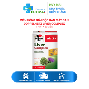 Viên Uống Giải Độc Gan, Mát Gan Doppel Herz Liver Complex 30 viên