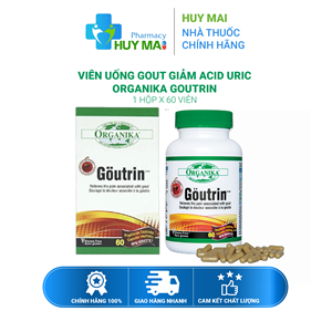 Viên Uống Gout Giảm Acid Uric Organika Goutrin 60v