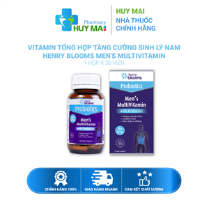 Vitamin Tổng Hợp Tăng Cường Sinh Lý Nam Men's Multivitamin Henry Blooms 30v